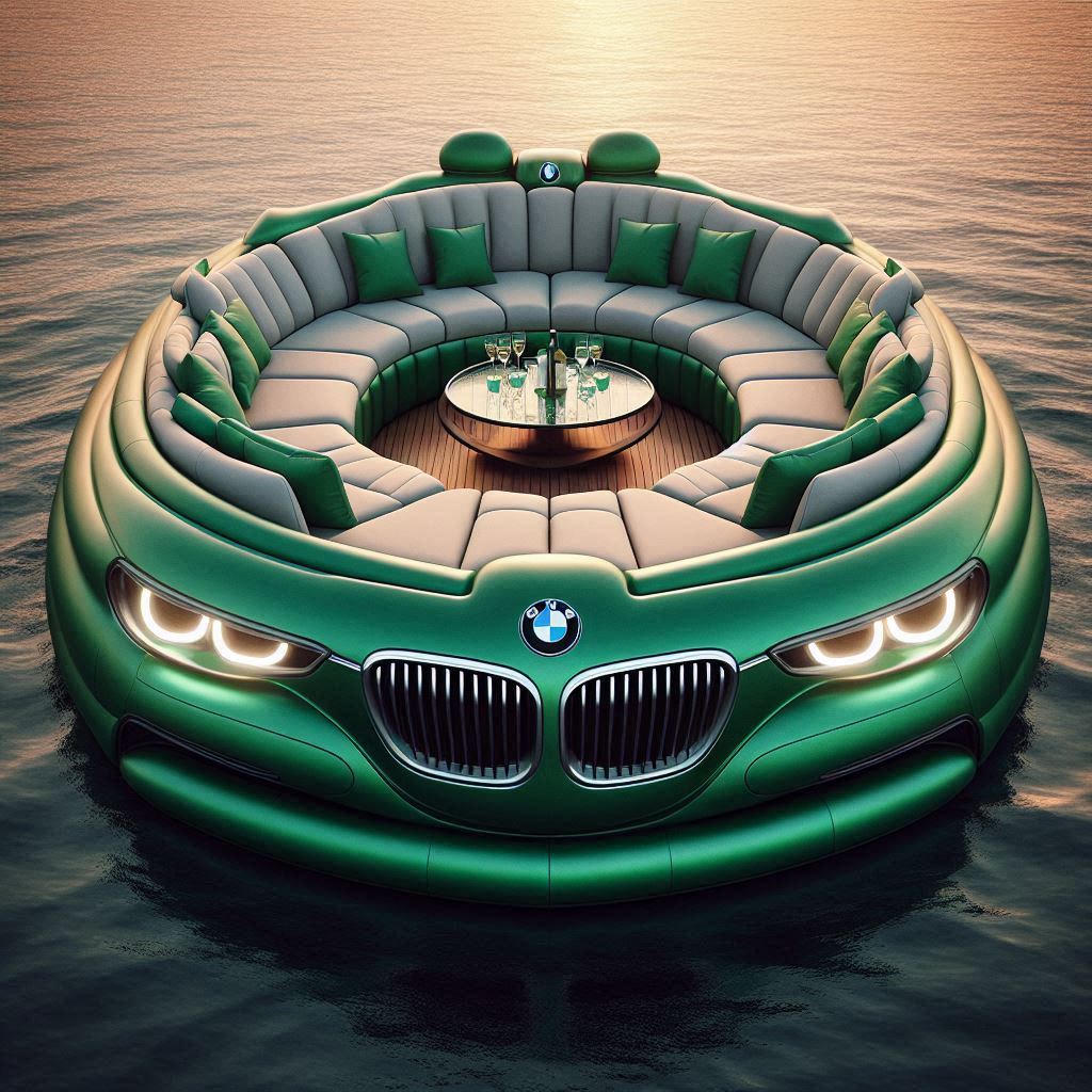 Overview of the BMW Inflatable Lounge Boat