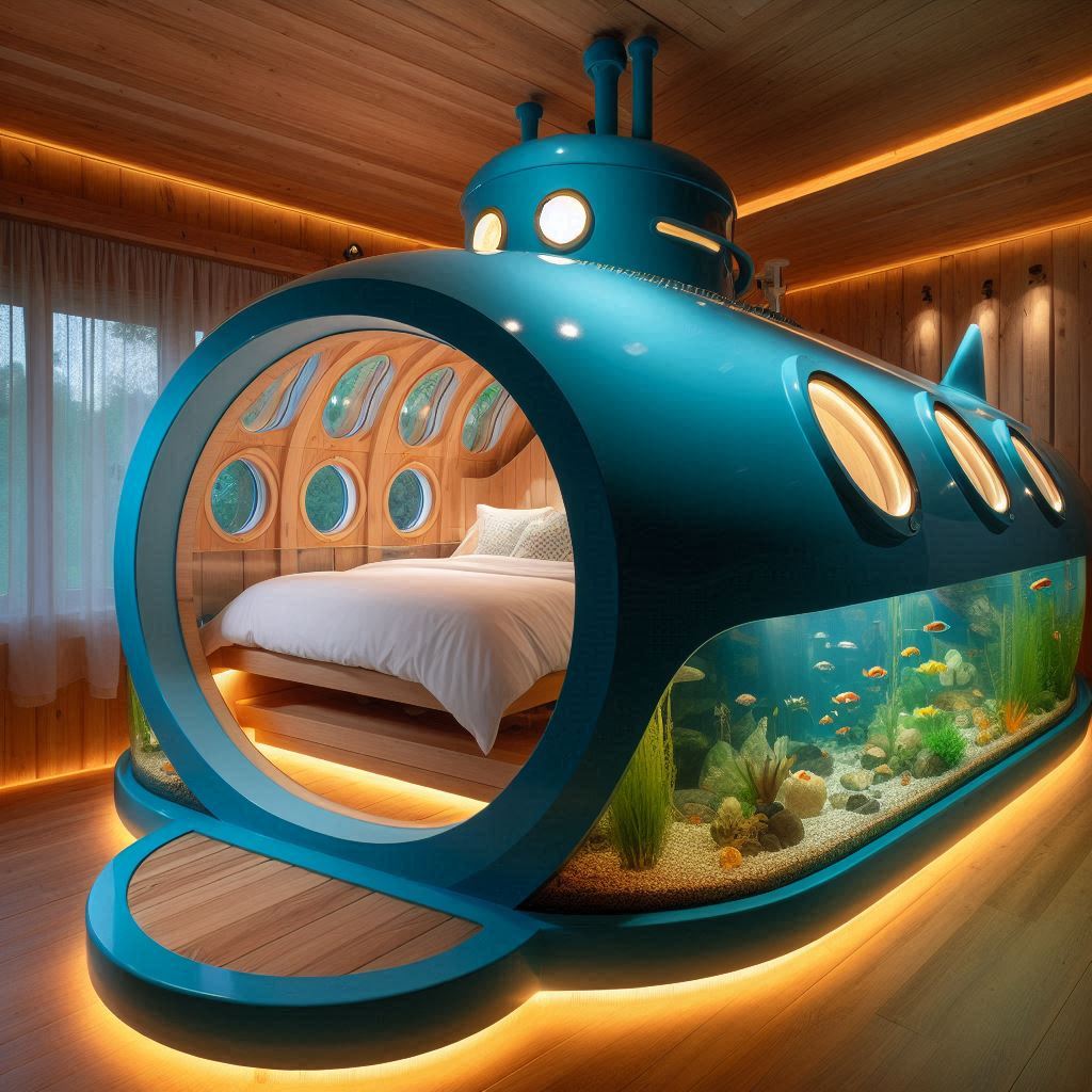 5. Making the Submarine Aquarium Bed a Reality in Your Home