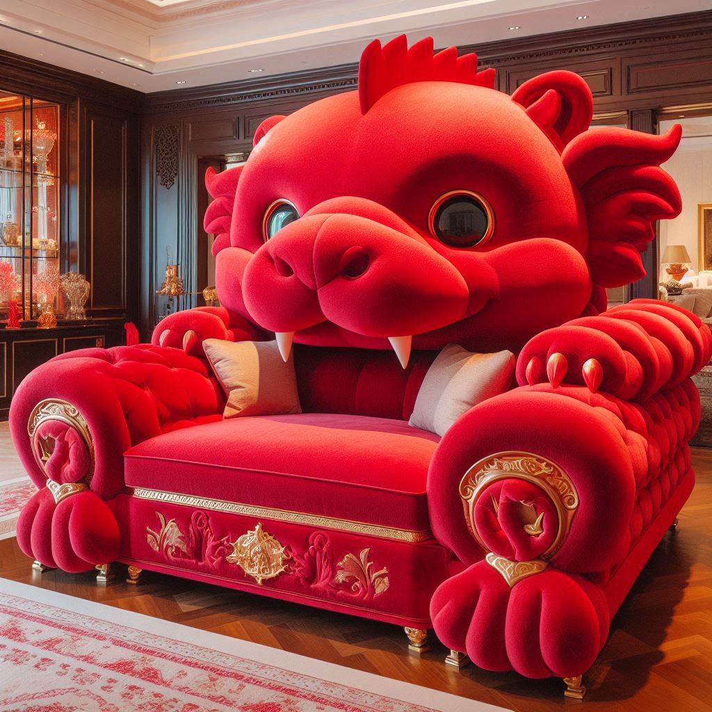 Dragon-Shaped Sofa: A Bold Statement Piece for Your Living Room