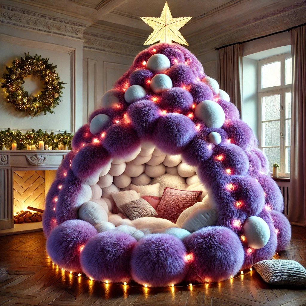 Discover the Charm of a Christmas Tree Lounging Den