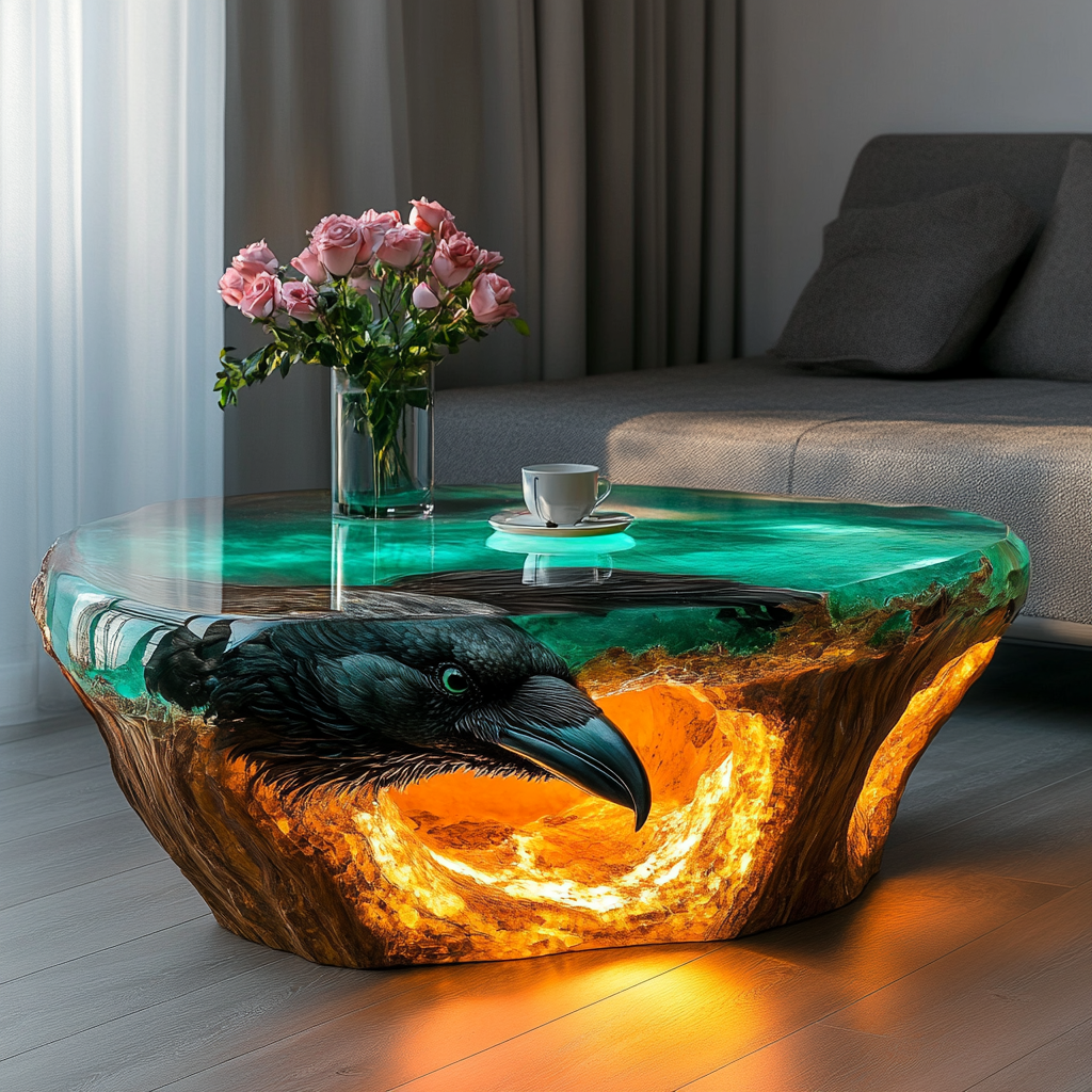 Key Features of the Crow Coffee Table