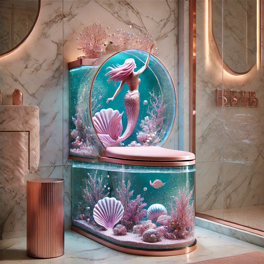 Who Will Love the Mermaid-Themed Toilet?