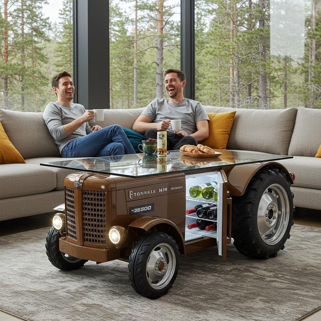 Styling Your Tractor Coffee Table