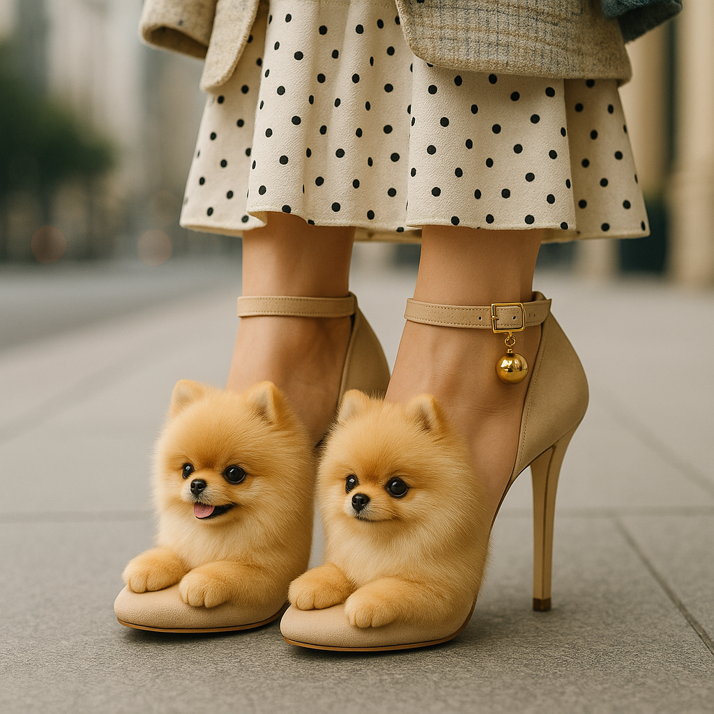 Styling Dog Shaped High Heels