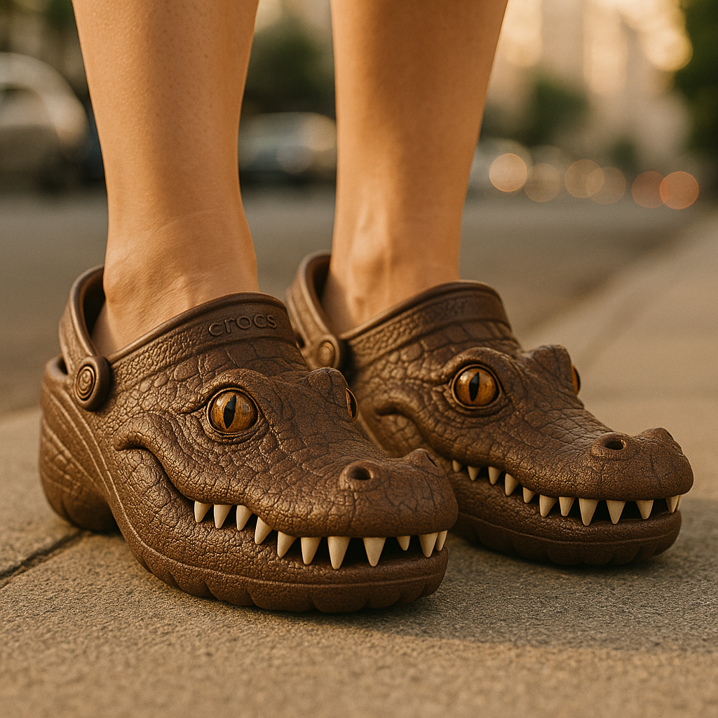Styling Crocodile Crocs
