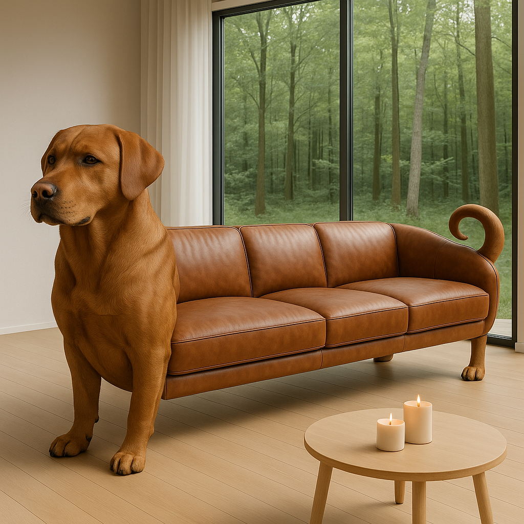 Perfect Spaces for Dog-Shaped Sofas