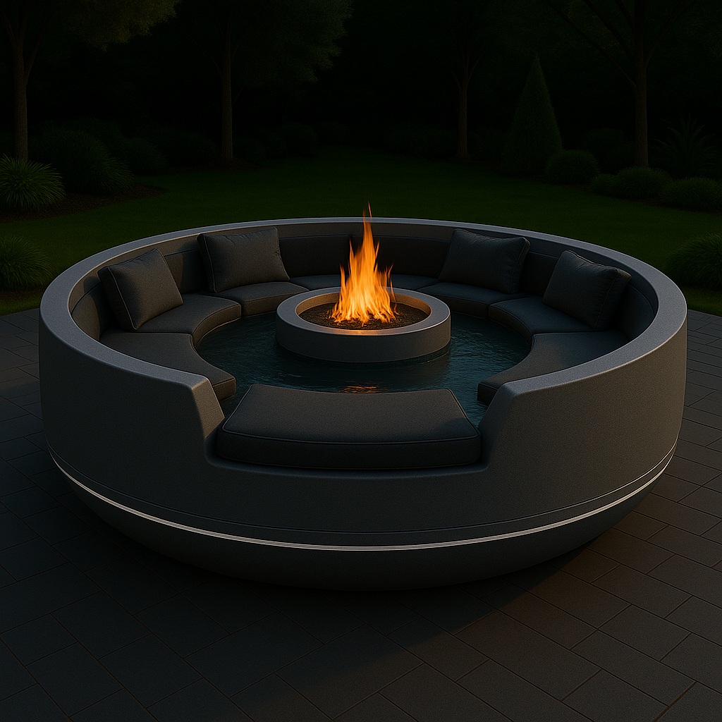Creating the Perfect Fire Pit Hot Tub Space