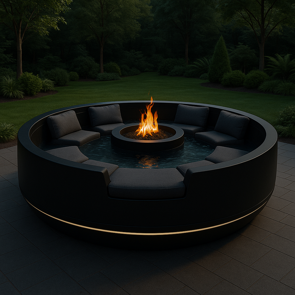 Benefits of Fire Pit Hot Tubs