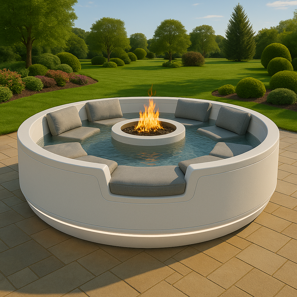 What Is a Fire Pit Hot Tub?