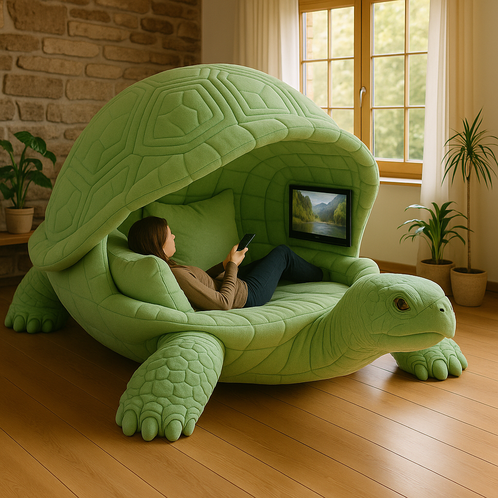 Giant Turtle Lounger Pod: The Ultimate Relaxation Experience
