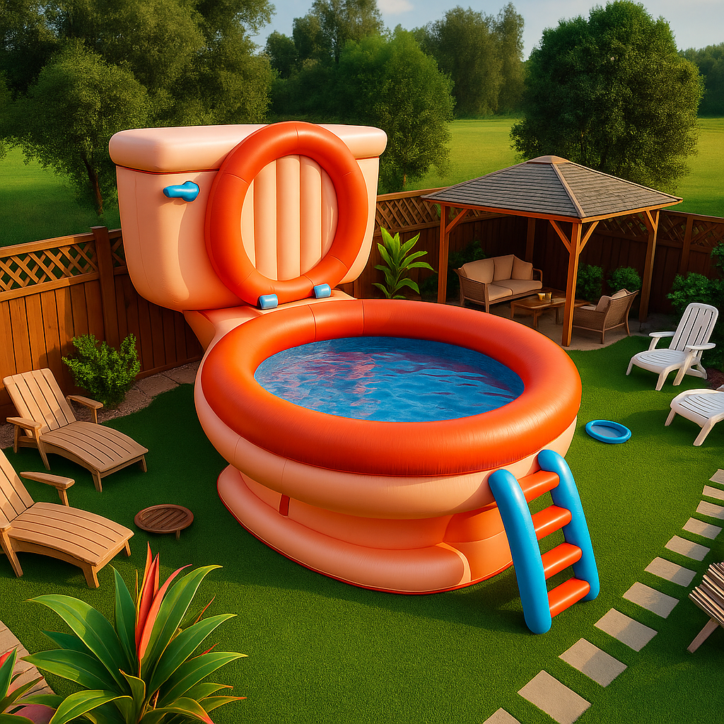 Best Uses for Giant Inflatable Toilet Pools
