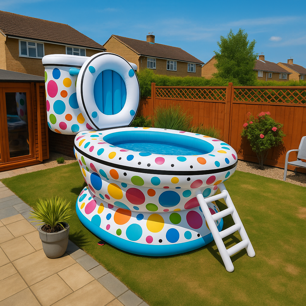 Key Features of Giant Inflatable Toilet Pools