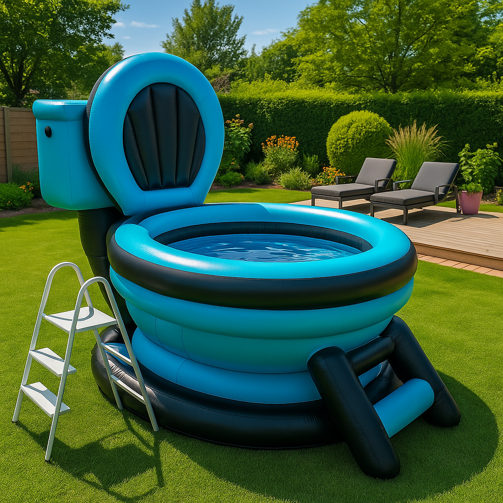 Where to Buy Giant Inflatable Toilet Pools