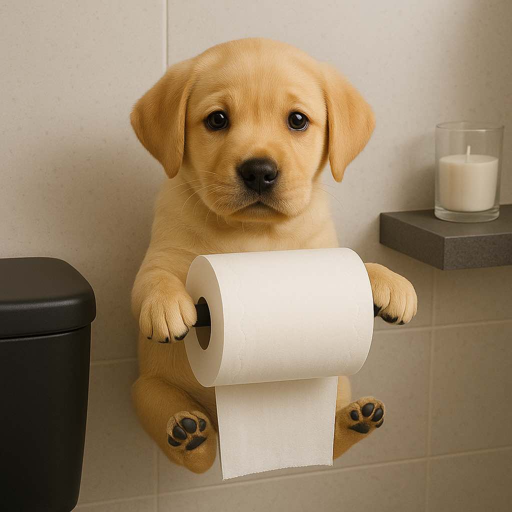 Incorporating Puppy Toilet Roll Holders Into Your Bathroom Design