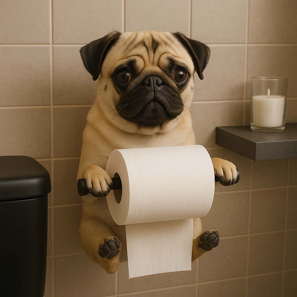 Popular Puppy Toilet Roll Holder Designs