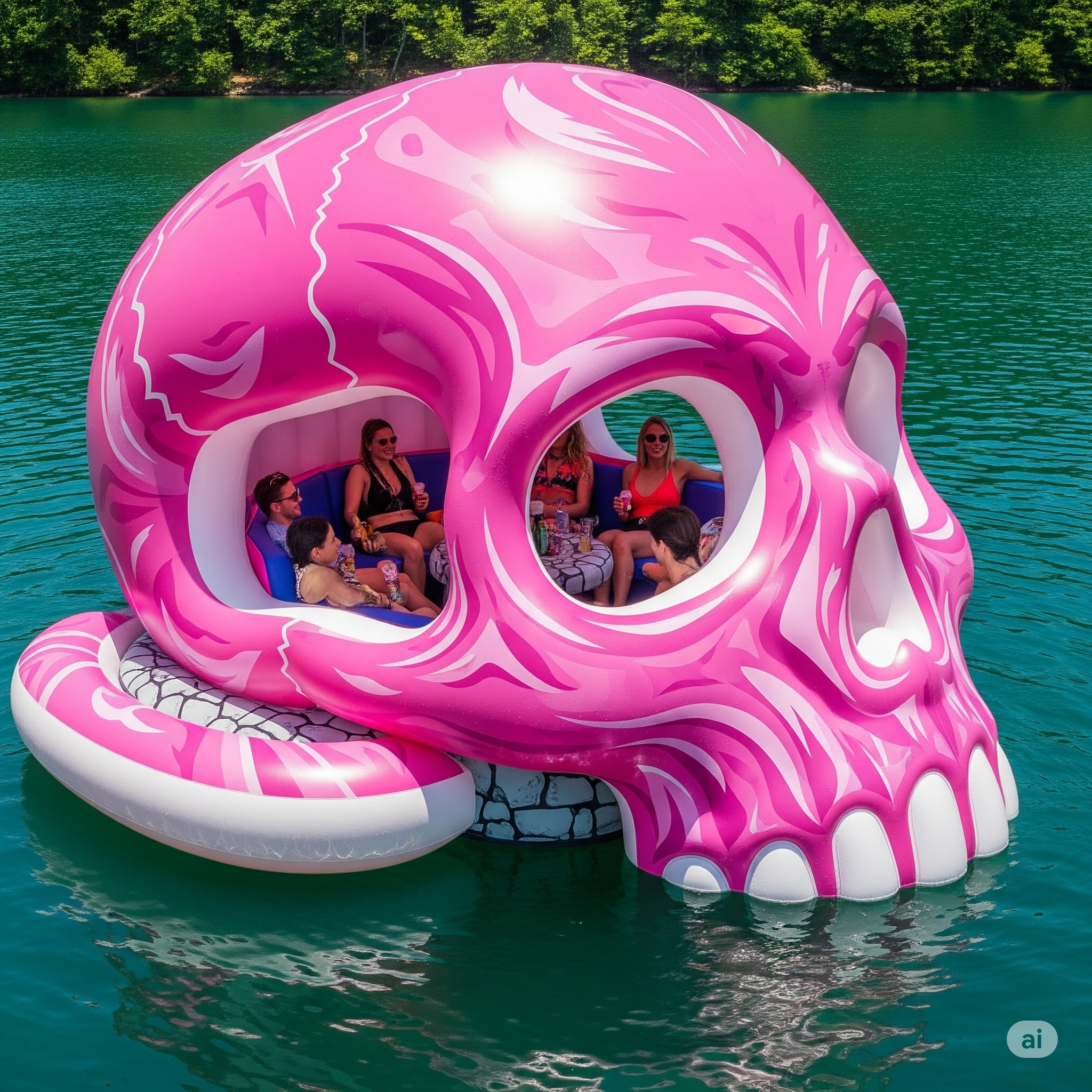Why an Inflatable Skull Lake Float is a Bone-Chillingly Good Idea