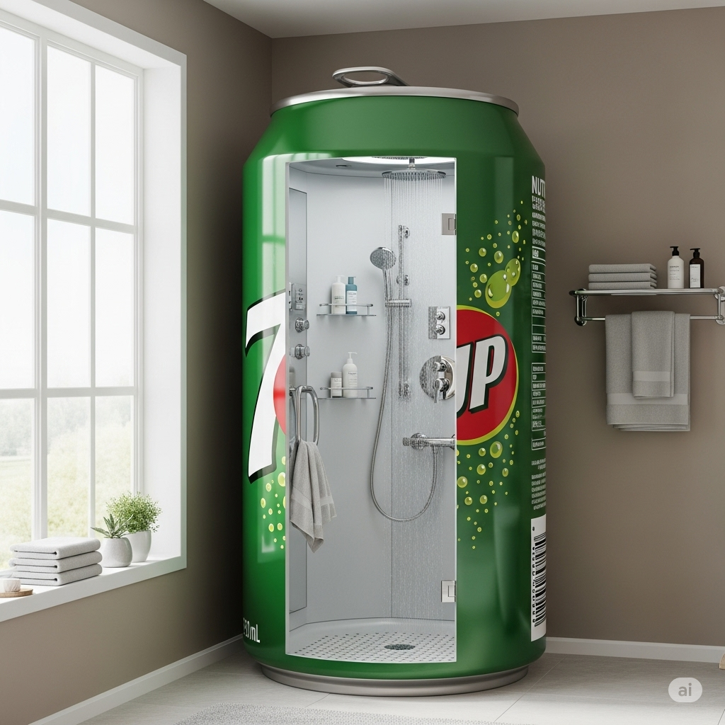 What Exactly is a Giant Soda Can Shaped Bathroom?