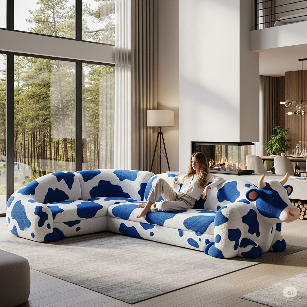 Where to Use a Cow Sofa