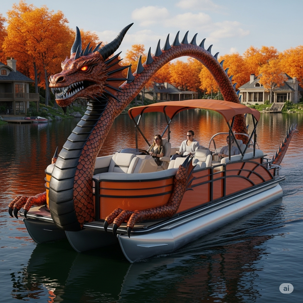 Why Choose a Dragon-Themed Pontoon?