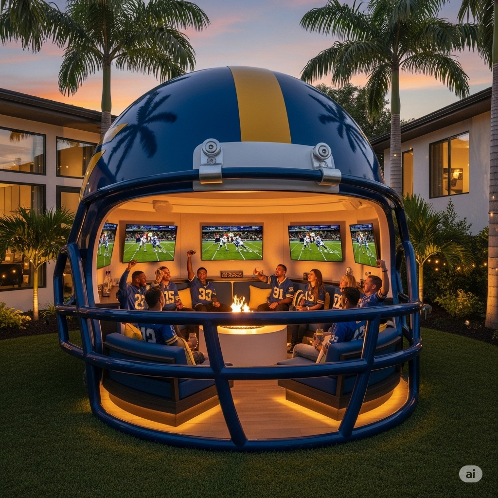 What Is a Football Helmet Gazebo?