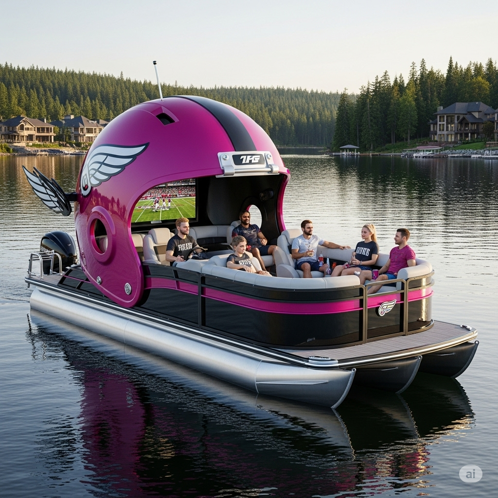 Where to Find or Build a Football Helmet Pontoon