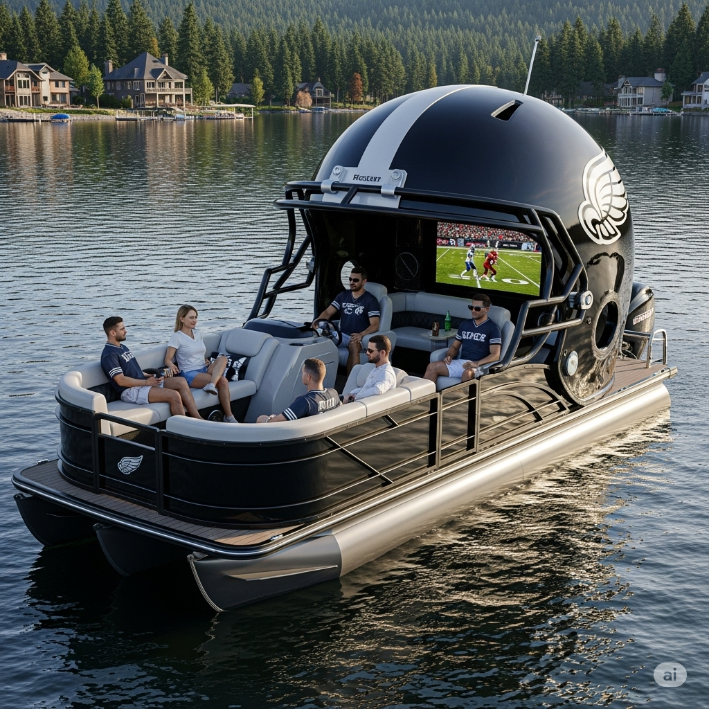 Why Choose a Football Helmet Pontoon?