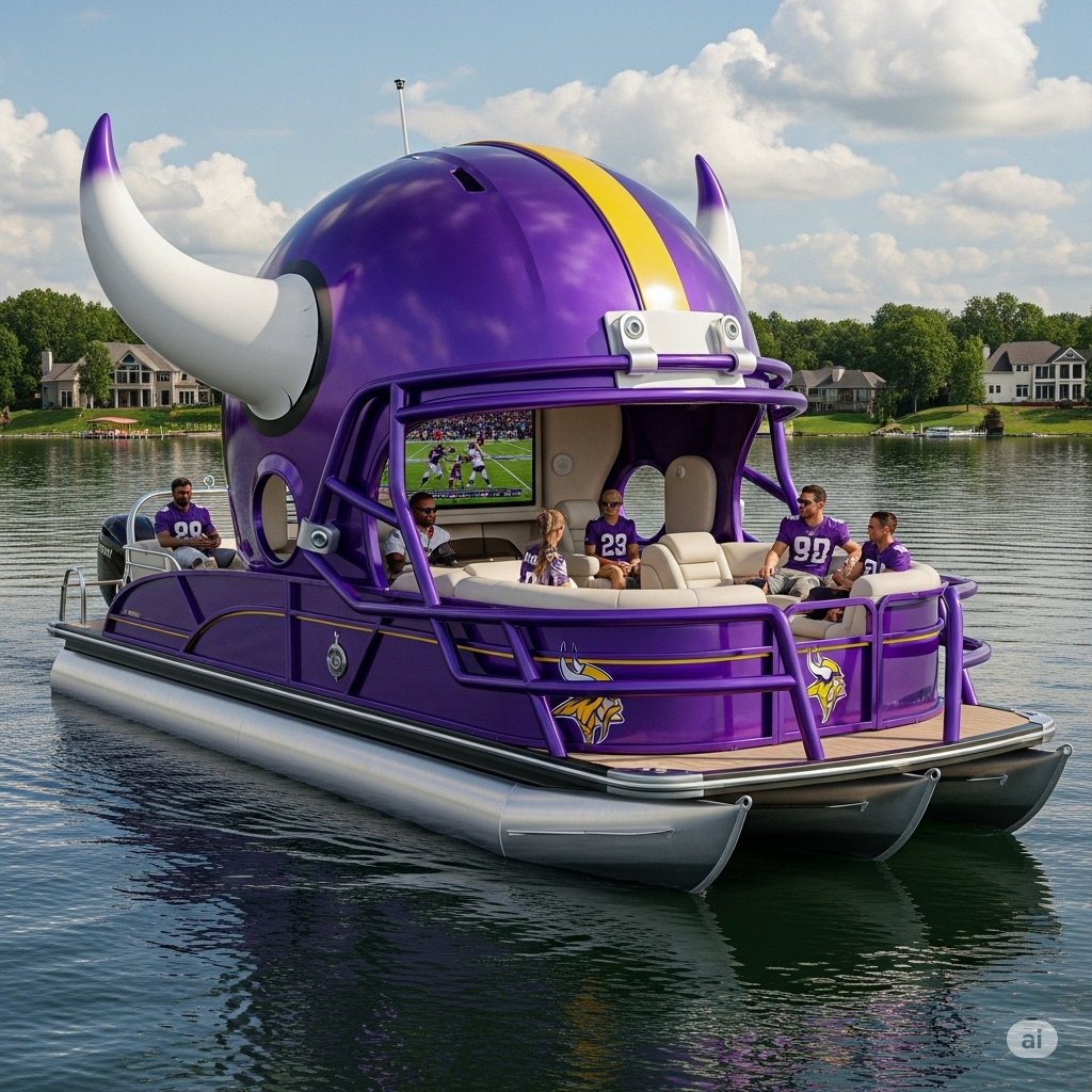 Who Is the Football Helmet Pontoon For?