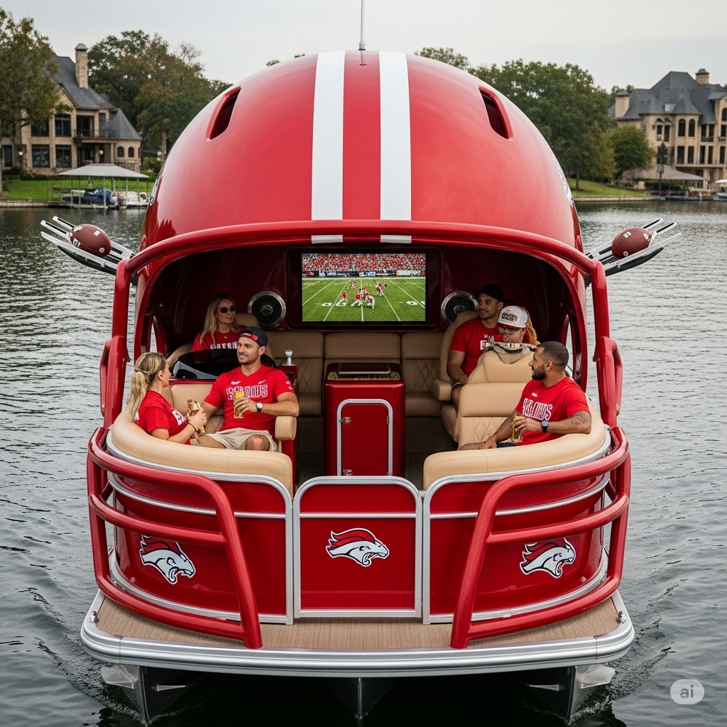 What Is a Football Helmet Pontoon?