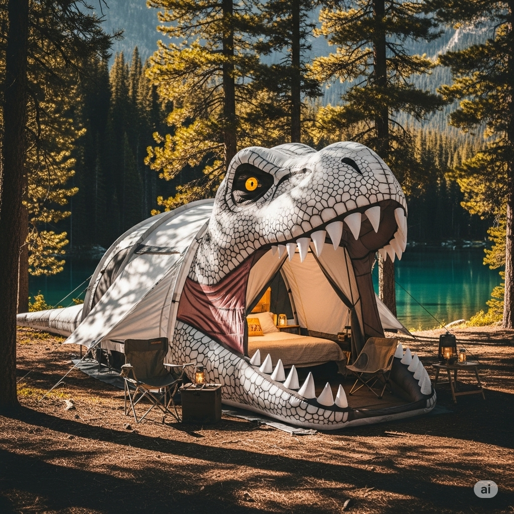 What Makes a Giant Dinosaur Camping Tent So Dino-Mite?