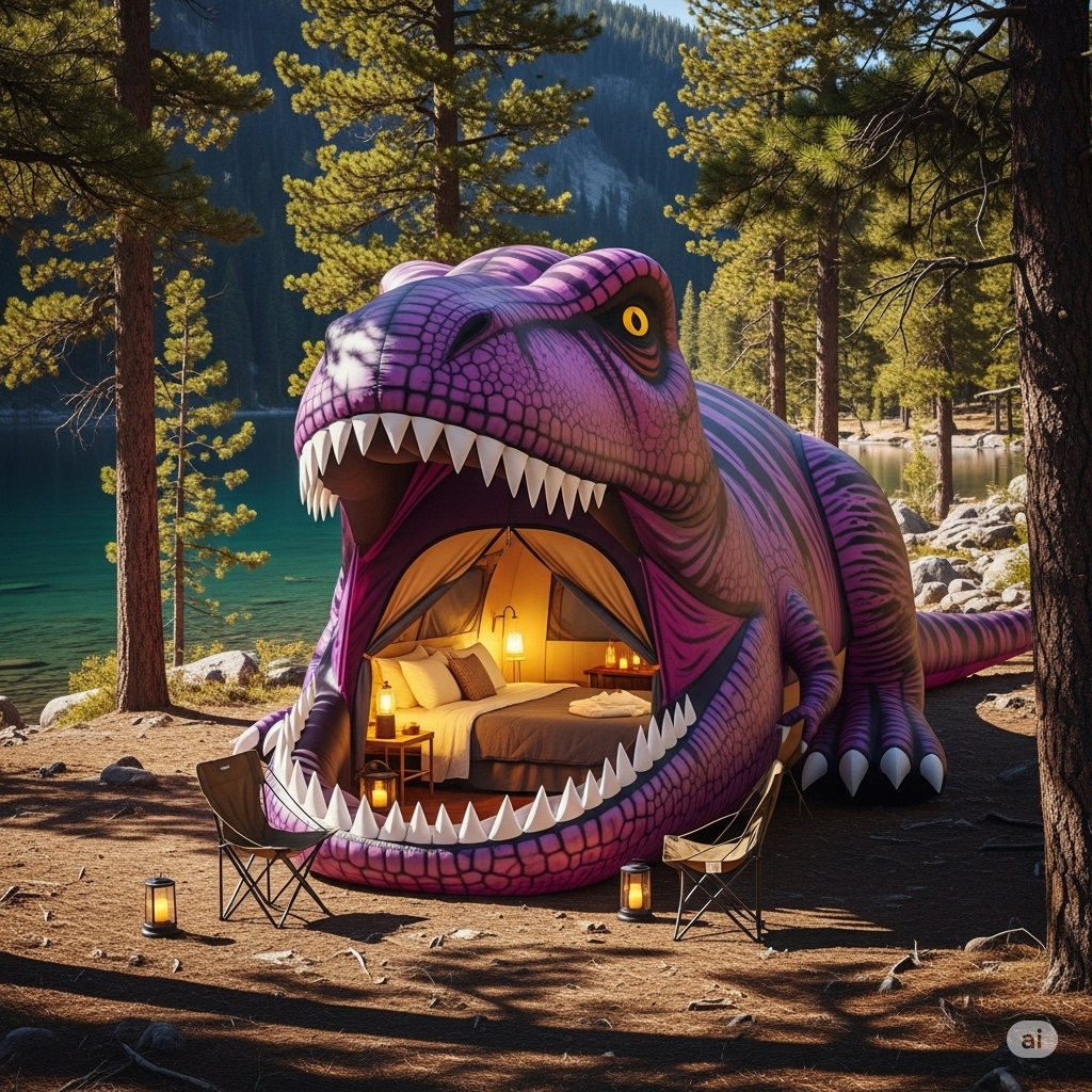 Why Every Outdoor Enthusiast Needs a Giant Dinosaur Camping Tent: