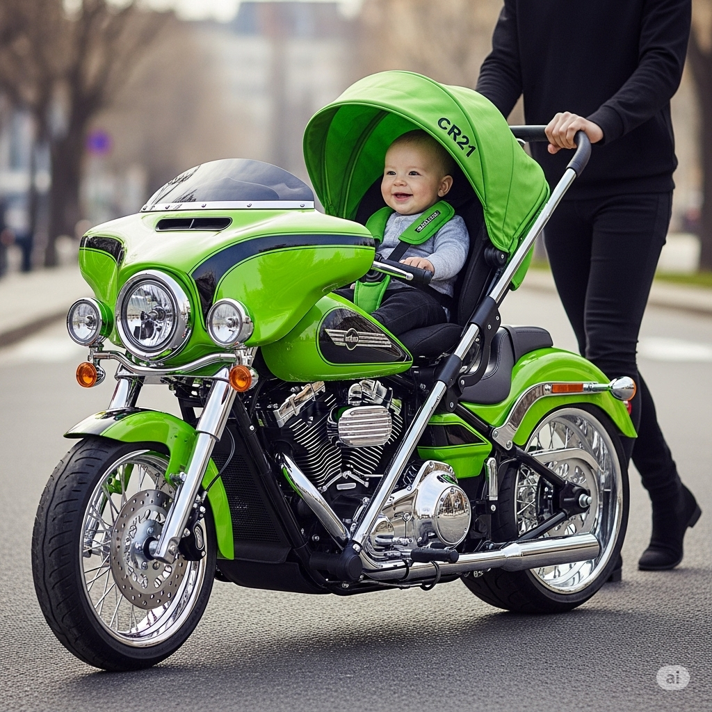 Ride in Style: The Harley Stroller That Turns Heads Everywhere