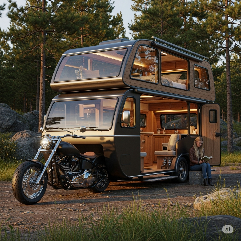 Hit the Open Road in Style: Discover the Freedom of a Harley Camper!