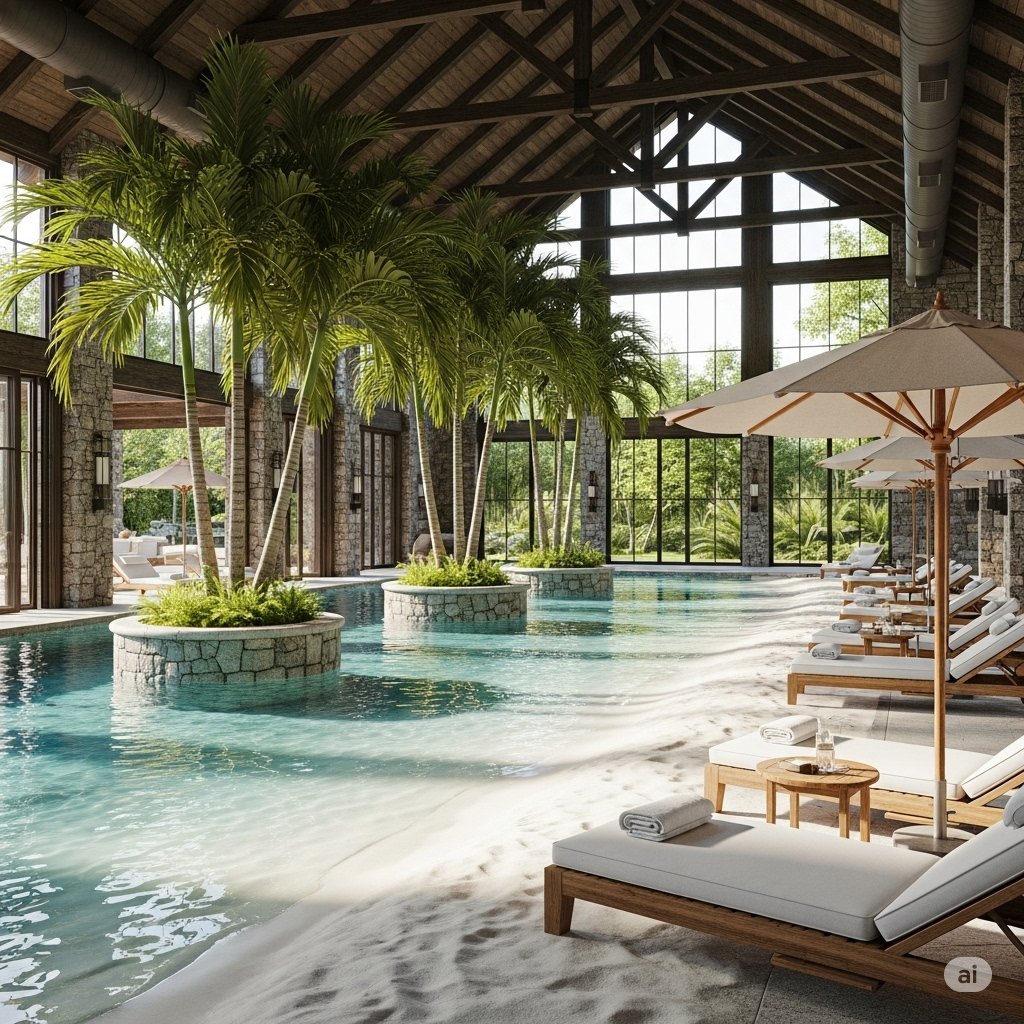 Bring the Shore to Your Floor: Discover the Magic of an Indoor Beach Pool