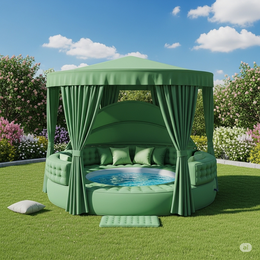 Why an Inflatable Canopy Pool Sofa is Your Summer Oasis: