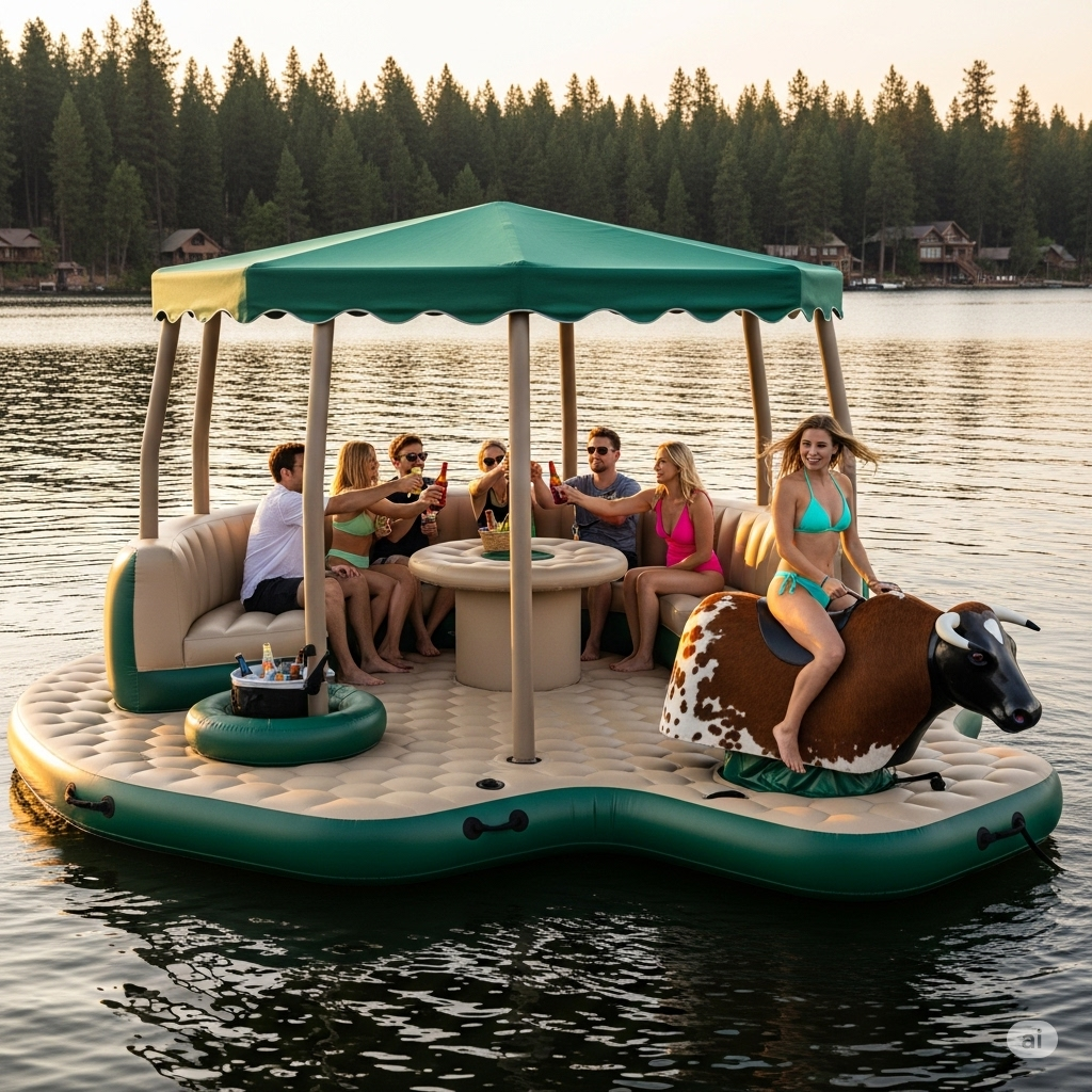 Why an Inflatable Mechanical Bull Lake Float is a Must-Have This Summer: