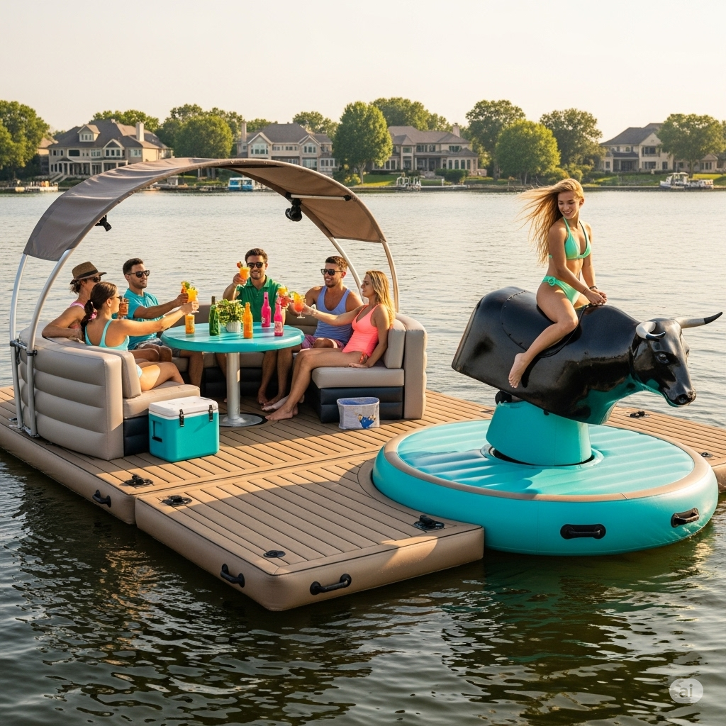 Why an Inflatable Mechanical Bull Lake Float is a Must-Have This Summer: