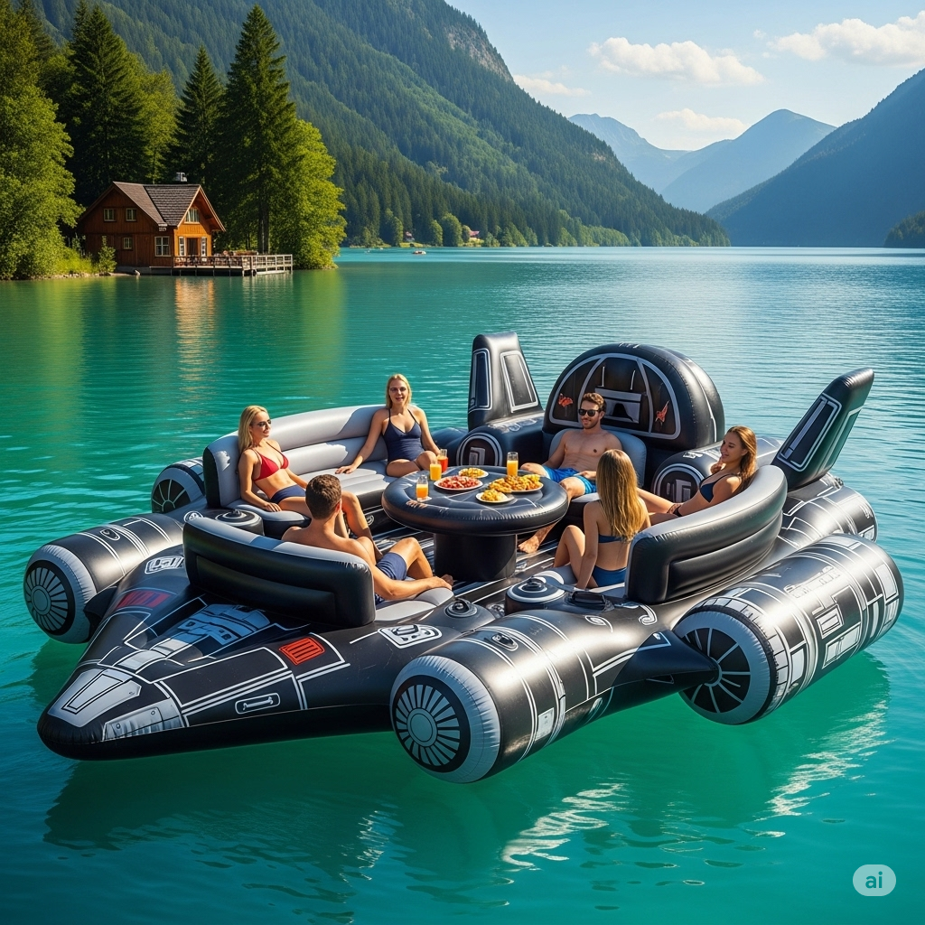Why Your Summer Needs an Inflatable Sci-Fi Spaceship Party Float: