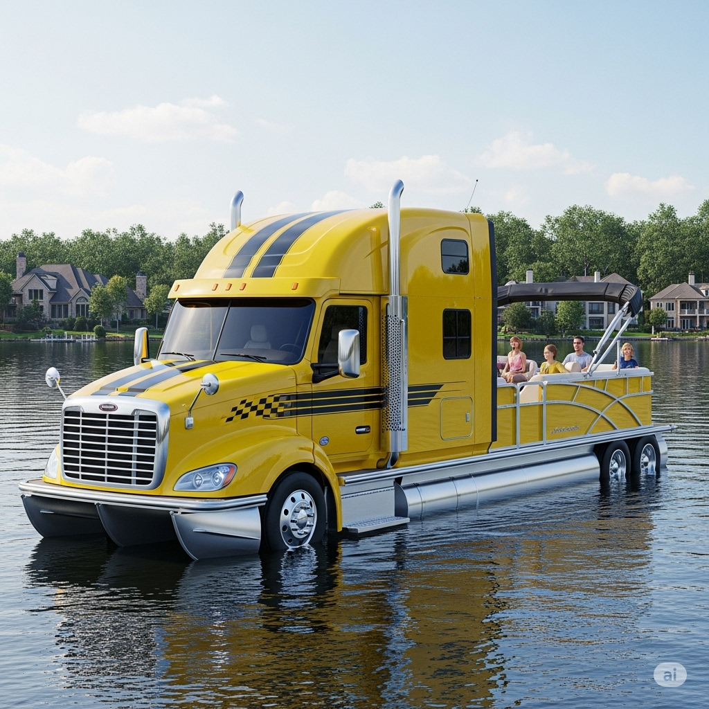 Key Features of a Semi-Truck Pontoon