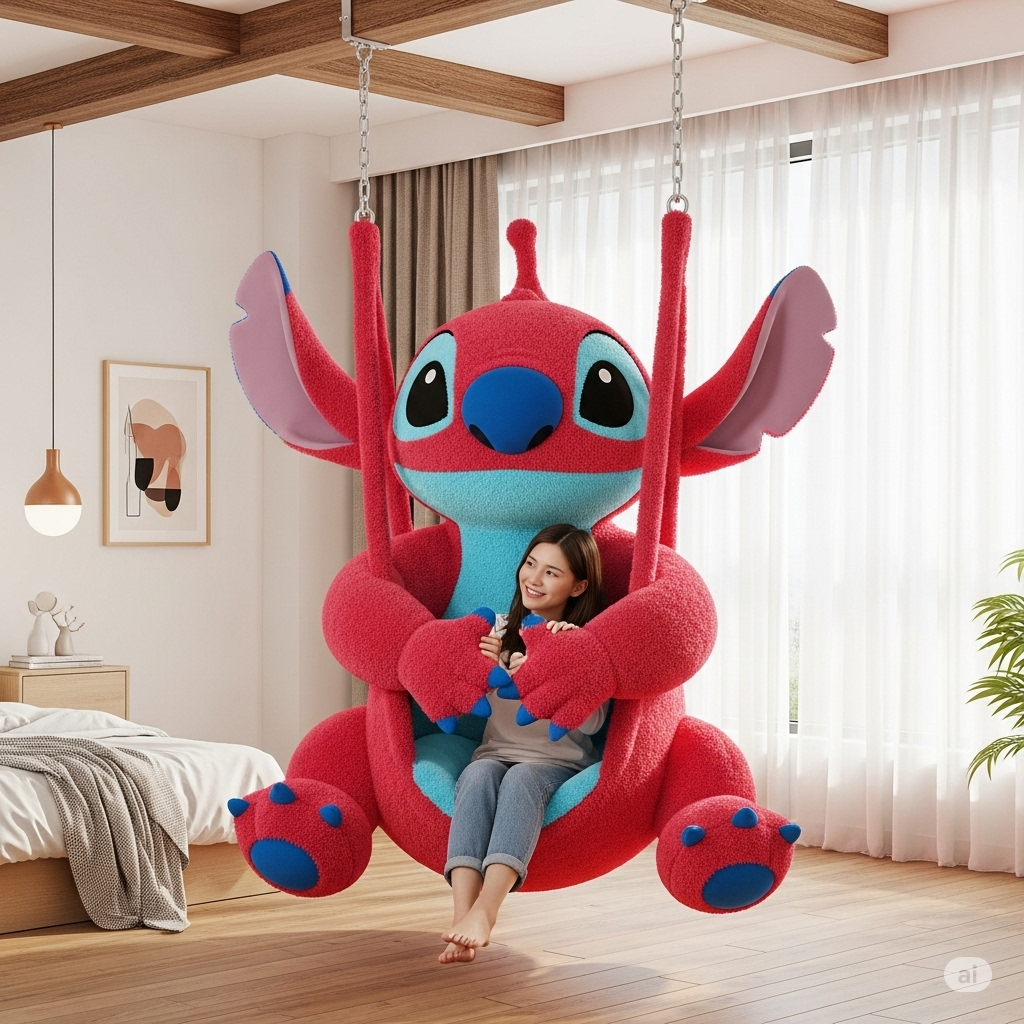 Why You Need a Stitch Swing Lounger in Your Ohana: