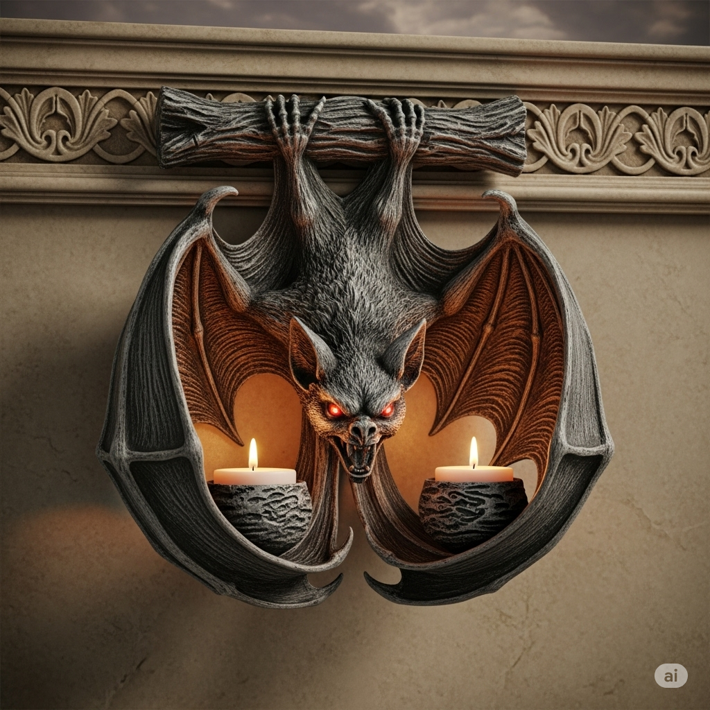 What Exactly is a Vampire Bat Wall Sconce?