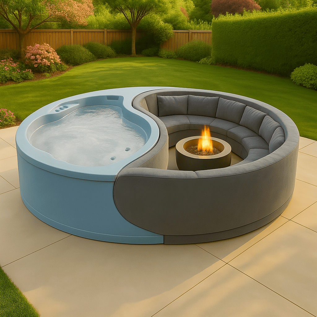 What Are Yin-Yang Hot Tub and Fire Pit Sofas?
