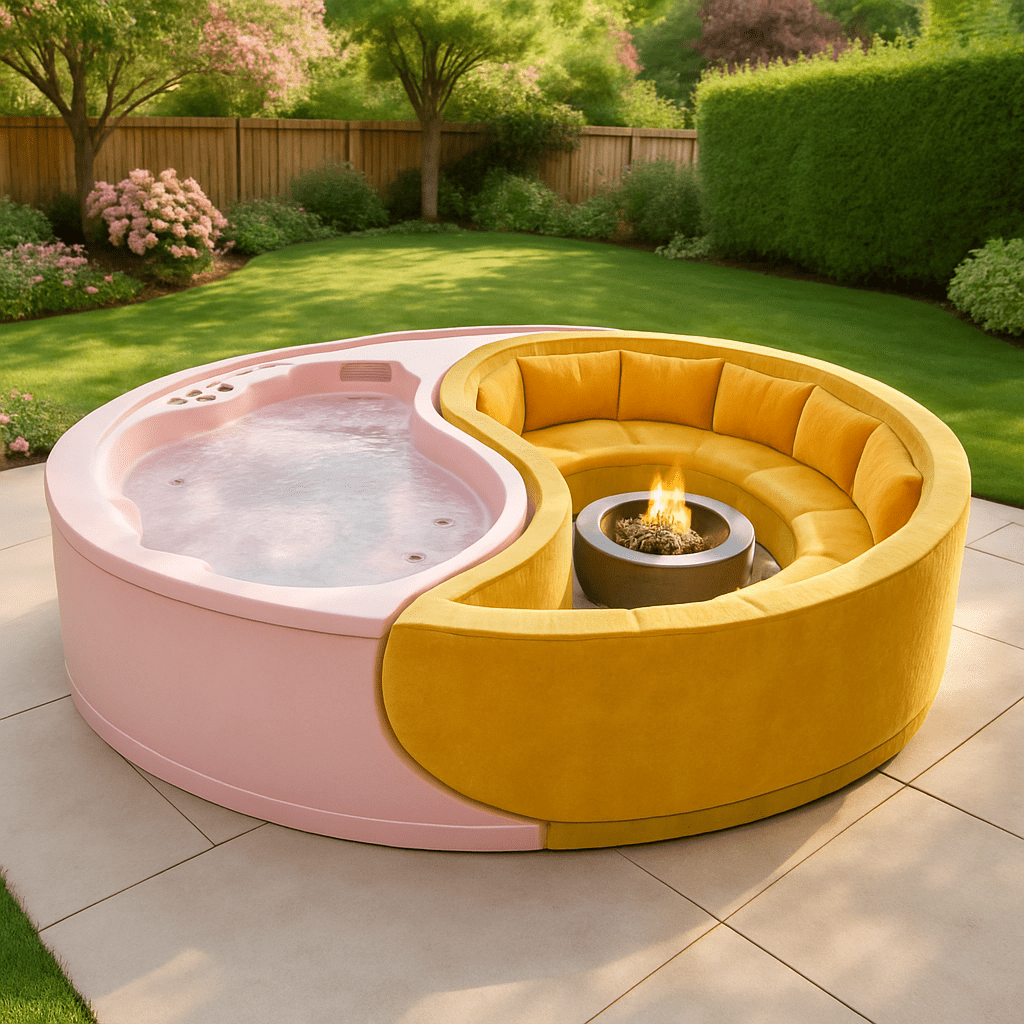 Key Features of the Yin-Yang Hot Tub and Fire Pit Sofas