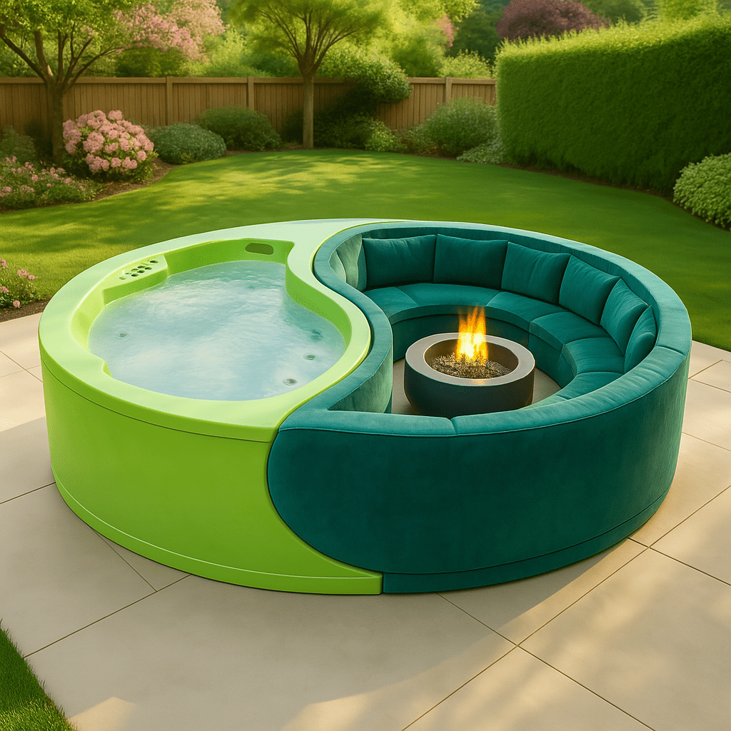 Why People Love the Yin-Yang Hot Tub and Fire Pit Sofas