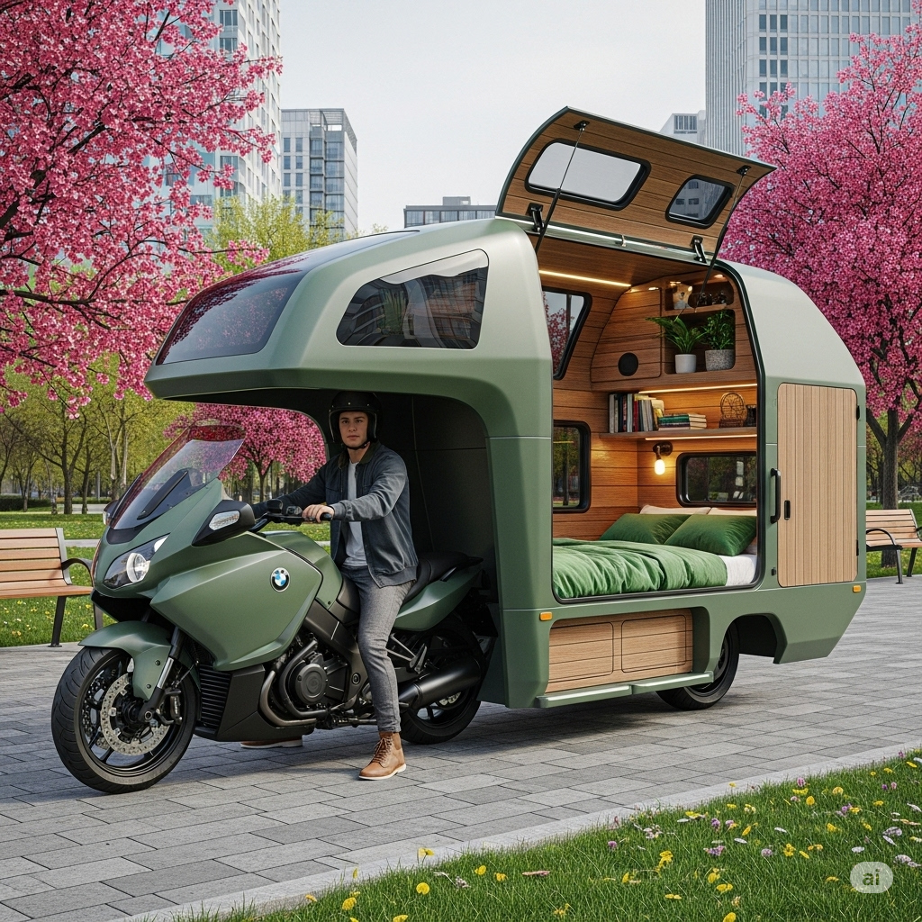 Hit the Open Road: Discover the Freedom of a Motorcycle Camper