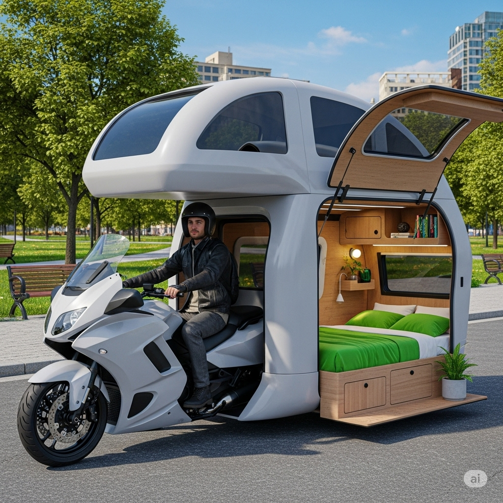 Benefits of a Motorcycle Camper