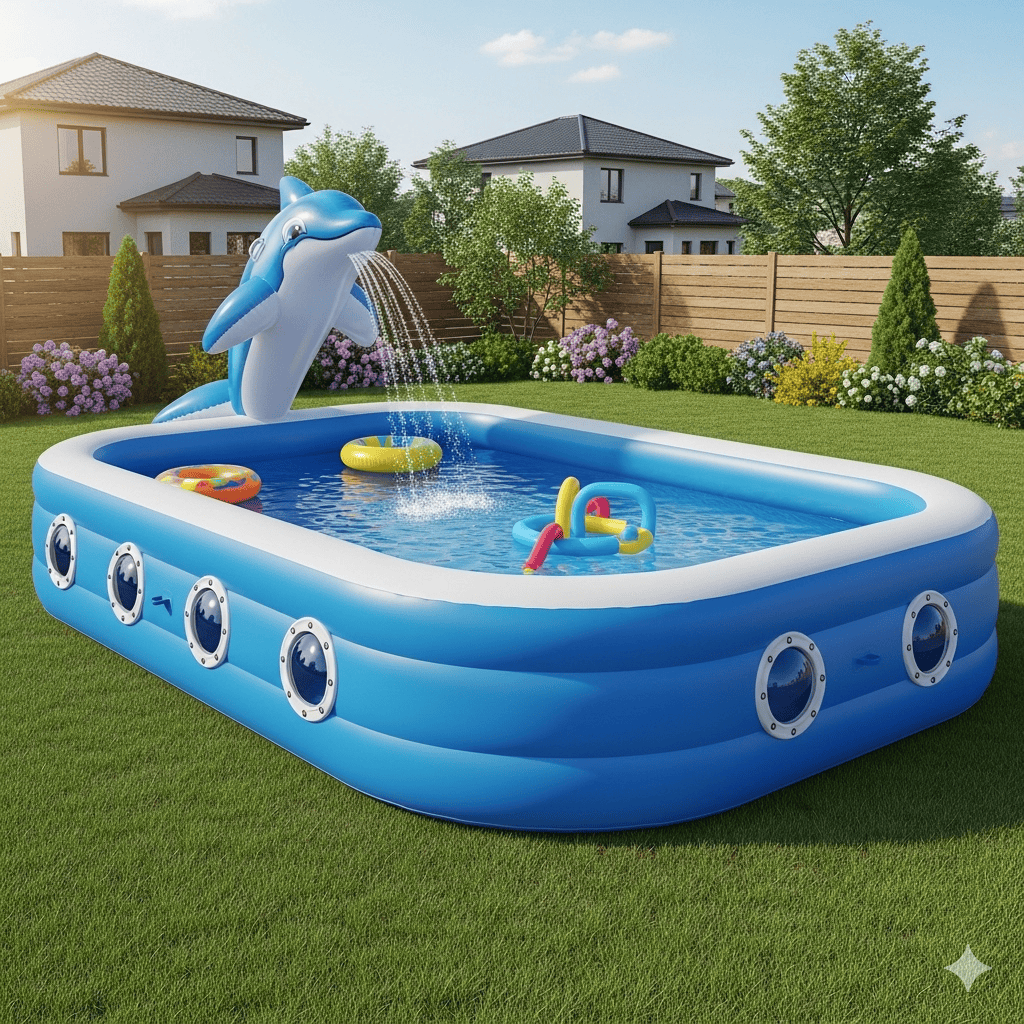 What Is a Dolphin Inflatable Pool?