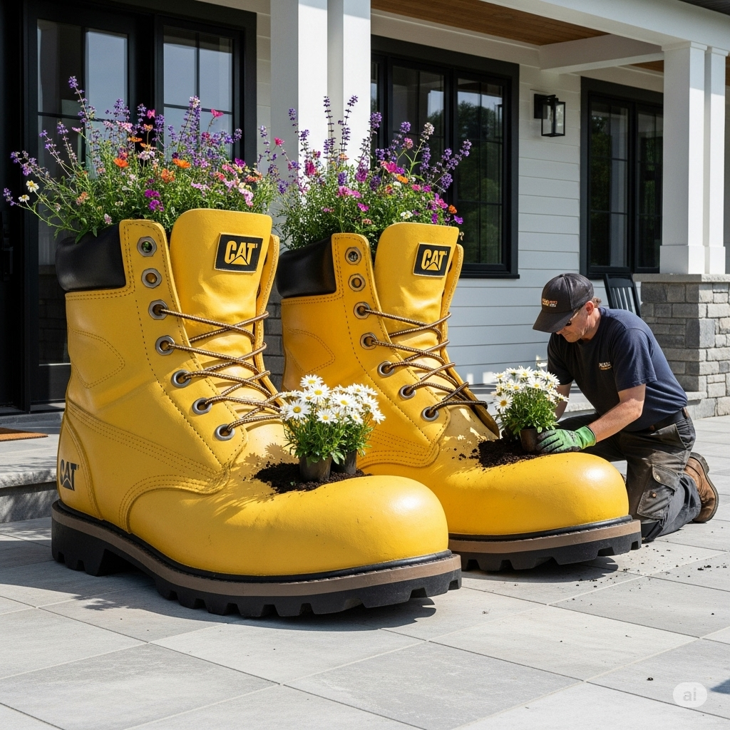What Is an Excavator Boot Planter?