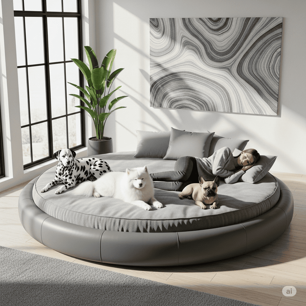 Types of Giant Dog Beds for Humans