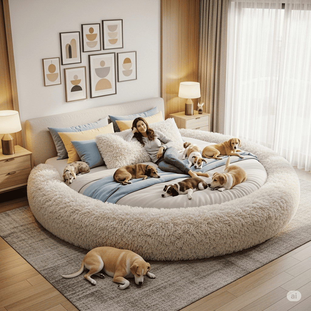 Why Are Giant Dog Beds for Humans So Popular?