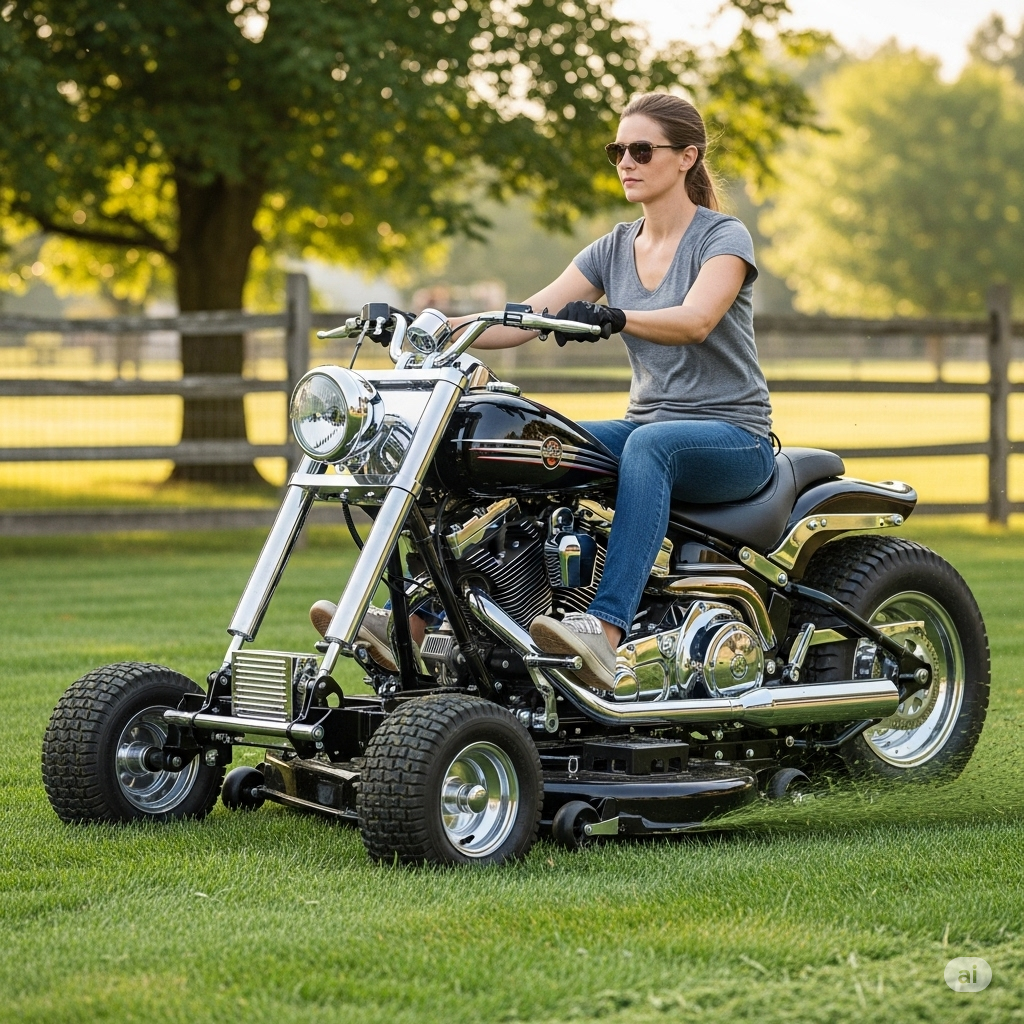 Harley Mower Design Features